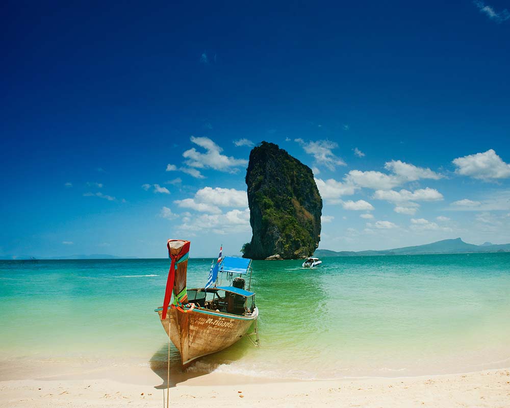 an image from a boat in an island in Tailand!